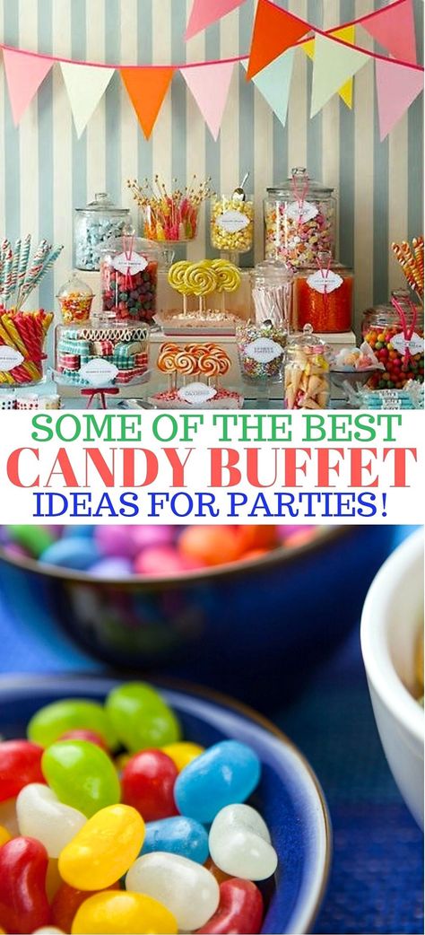 Candy Buffet Ideas Birthday, Candy Bag Ideas, Kids Candy Bar, Birthday Party Candy Table, Colorful Candy Buffet, Birthday Candy Table, Candy Buffet Ideas, Purple Candy Buffet, Candy Buffet Birthday