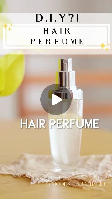 Modest Touch | Skin on Instagram: "✨ DIY Hair 👇Perfume ✨

Make your hair smell amazing with this quick and easy DIY Hair Perfume! 

🌹 Perfect for a refreshing scent boost, this natural formula is infused with the luxurious fragrance of rose or jasmine.

🔸 Instructions:

Mix 1 tbsp argan oil with 10-12 drops of rose or jasmine essential oil.
Add 1/2 cup rose or jasmine water to the blend.
Pour into a spray bottle and give it a good shake.
Spritz lightly onto your hair for a long-lasting, fresh scent.

💫 Benefits:

Argan oil nourishes and adds shine to your hair without weighing it down.

Rose/jasmine essential oils provide a calming, floral aroma that lasts all day.

Rose/jasmine water adds hydration and a light, refreshing scent.

Smell like a dream all day long! 🌸✨

————————————————— Diy Hair Perfume, Hair Perfume Diy, Easy Diy Hair, Jasmine Essential Oil, Fulani Braids, Perfume Making, Hair Perfume, Smell Amazing, Instagram Diy