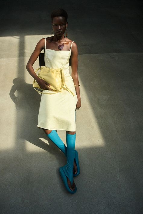 Jil Sander Editorial, Short Slip Dress, Resort 2024 Collection, Mode Editorials, Resort 2024, Vogue Korea, Roger Vivier, 2014 Fashion, 2015 Fashion