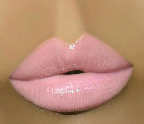 Lipstick Kisses On Face, Baby Pink Lipstick, Light Pink Lipstick, Light Pink Lips, Glitter Lipstick, Light Aesthetic, Signature Styles, Beautiful Lipstick, Sweet Lips