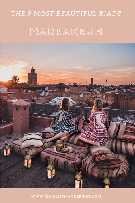 The 9 Most Beautiful Riads in Marrakech - Charlies Wanderings Riads In Marrakech, Morocco Trip, Riad Marrakech, Marrakech Travel, Travel Morocco, Visit Morocco, Morocco Travel, Marrakech Morocco, Road Trip Planning