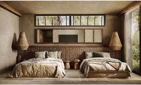 Casa Cook Hotel, Casa Cook, Desain Pantry, Wood And Concrete, In Harmony With Nature, Harmony With Nature, Bathroom Suites, Ideas Casa, Guest Bedrooms