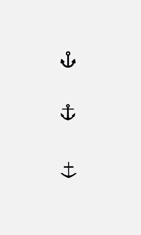 anchors Simple Anchor Tattoo, Typographie Inspiration, Anchor Tattoo Design, Anker Tattoo, Tato Henna, Anchor Tattoos, Anchor Tattoo, Design Tattoo, Little Tattoos