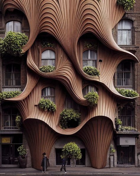 Organic Structure, Conceptual Architecture, Unusual Buildings, Architecture Concept Diagram, Parametric Architecture, Art Nouveau Architecture, Architecture Design Concept, Organic Architecture, Urban Architecture