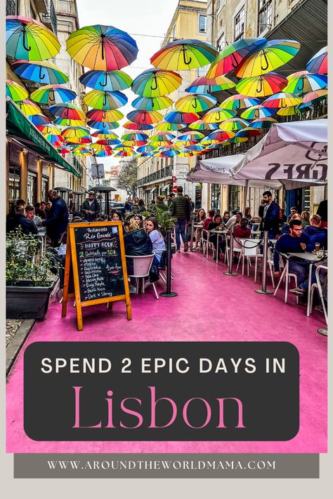 2 Days In Portugal, Day Trip From Lisbon, 2 Days In Lisbon, One Day In Lisbon Portugal, 2 Days In Lisbon Portugal, Seville Food, Portugal In April, Lisbon Shopping, Porto Lisbon