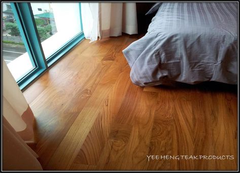 Teak Floor, Teak Flooring, Office Space Design, Flooring Trends, Parquet Flooring, Kitchen Floor, Timber Flooring, Room Flooring, Modern Bathroom Design