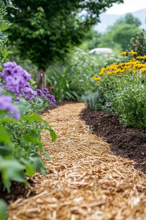 Straw Mulch, Organic Mulch, Plant Health, Garden Care, Organic Matter, The Soil, Mulch, Healthy Plants, Natural Look