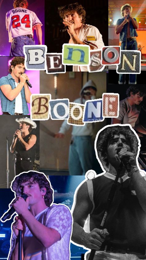 #bensonboone #music #artists #boone #benson #collageart #collages Benson Boone Collage, Benson Boone Wallpaper, Benson Boone, Halloween Wall Art, Thank You God, Music Wall, Hottest Guy Ever, Concert Tickets, Future Husband