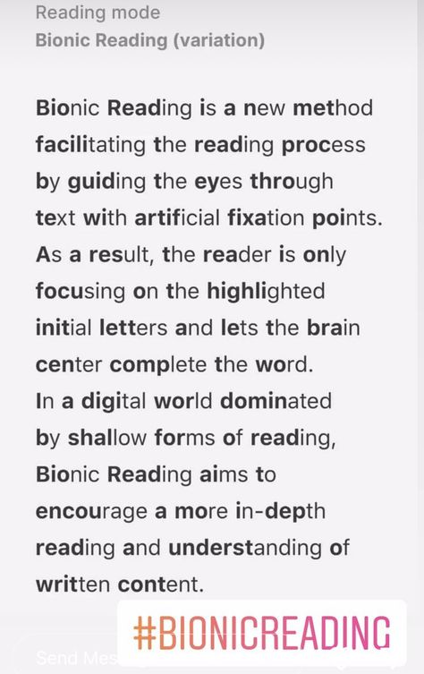 Bionic Reading Method, Bionic Reading, Reading Process, Kid Hacks, Book Icons, Initial Letters, Brain, It Works, Word Search Puzzle