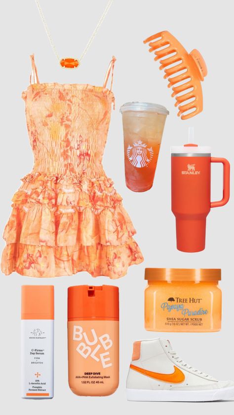 orange preppy outfit inspo!! 🧡 #preppy #orange #clothes Preppy Orange, Orange Preppy Outfit, Orange Preppy, Exfoliating Mask, Orange Outfit, Preppy Outfit, 2000s Fashion Outfits, Birthday Gift Ideas, Cute Everyday Outfits