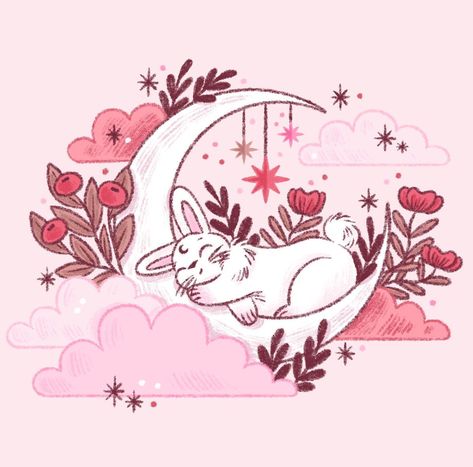 All Posts • Instagram Bunnymoon Art, Lunar Rabbit Art, Bunny Witch Art, Moon Bunny Art, Winter Bunny Illustration, Happy Lunar New Year, Chinese Zodiac, Zodiac Art, Lunar New