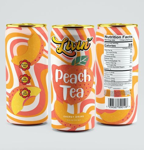 Can Label Design, Iced Tea Brands, Food Delivery Packaging, Design Trends 2023, Best Packaging Design, Packaging World, Tea Packaging Design, Warm Color Schemes, Packaging Design Trends