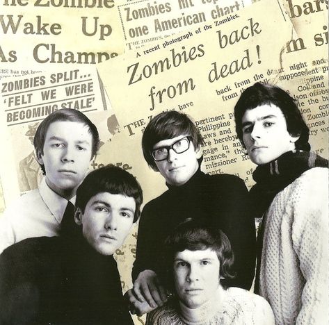 The Zombies Band, 60s Outfit, The Zombies, British Invasion, Music People, Rock Stars, Band Posters, Aesthetic Art, Rock N Roll