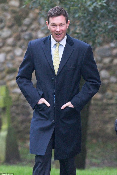 Jack Brooksbank joined the royals at Sandringham for Sunday service yesterday, but did not walk to church alongside his partner Eugenie Down On One Knee, Jack Brooksbank, Windsor House, Popped The Question, English Royal Family, Sunday Service, The Royals, Duke Of York, Princess Eugenie