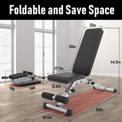 leikefitness Adjustable Weight Bench Foldable Workout Exercise Bench with Automatic Lock for Upright Incline Decline and Flat Full Body Exercise Full Body Exercise, Adjustable Weight Bench, Weight Bench, Body Exercise, Wood Burning Kits, Adjustable Weights, Weight Benches, Cycling Workout, Bench Press