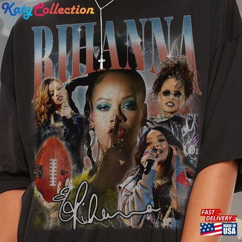 Celebrity Graphic Tees, Rihanna Graphic Tee, Rihanna 90s, Big Tshirt, Graphic Tees Vintage, Vintage Graphic, Vintage Graphics, 90s Vintage, Rihanna