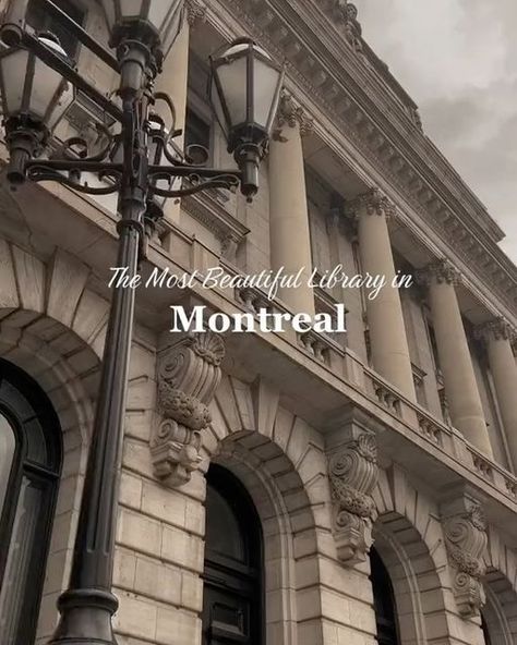 Montréal, Canada 🇨🇦 Travel | Hotels | Food | Tips on Instagram: "Swipe for some Montreal recommendations and best spots to visit. 🇨🇦✨

Share this with your adventurous friends and explore Montreal together. ❤️

🎥:
1- @ines_assous 
2- @zai.eats
3- @zai.eats 
4- @emilierossignolarts
5- @emilierossignolarts 
6- @ines_assous 

📍 Montreal, Canada" Gorgeous Library, Unique Cafe, Beautiful Library, Old Montreal, Hotel Food, Snowy Day, Montreal Canada, Food Tips, Stunning Interiors