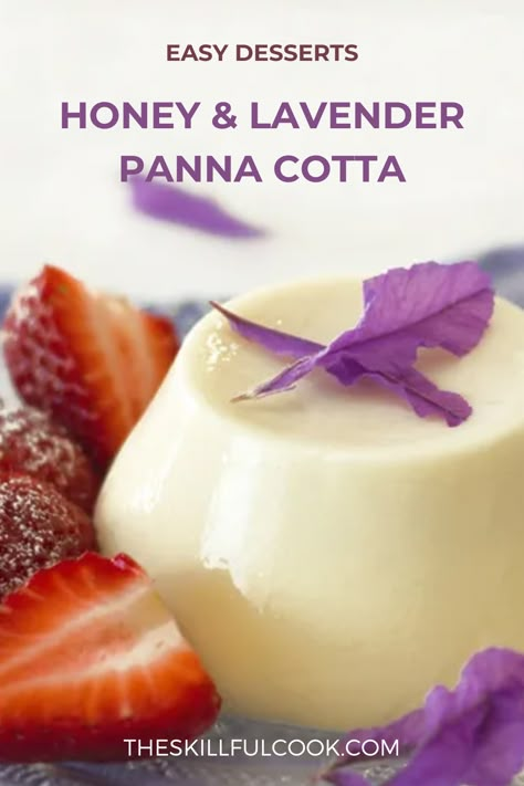 Indulge in the harmonious blend of Honey & Lavender with our easy panna cotta recipe that's as dreamy as a midsummer night! 🍯🌿 This ethereal delight promises a velvety journey, balancing the sweet nectar of honey with aromatic lavender undertones. Few desserts can claim such a poetic taste experience. Easier to craft than you might think, and definitely the star of any gathering. Pin it Now! And dive into the serenity of each spoonful. Honey Lavendar Recipe, Litha Recipes, Lavender Desserts, Lavender Dessert Recipes, Easy Panna Cotta, Easy Panna Cotta Recipe, Lavender Dessert, Midsummer Wedding, Fabulous Desserts