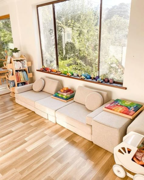 Kids Nook, Living Room Playroom, Toddler Playroom, Kids Playroom Decor, Playroom Design, Casa Vintage, Kids Room Inspiration, Kids Interior Room, Playroom Furniture