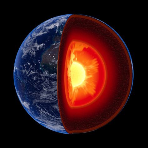 Puzzling Layer of 'Stiff' Rock May Lurk Deep Inside Earth  A new layer of stiff rock may unexpectedly exist deep inside Earth, researchers say. Earth Core, 3rd Rock From The Sun, San Andreas Fault, Seismic Wave, Outer Core, Earth Changes, Earth's Mantle, Earth's Magnetic Field, Earth's Core