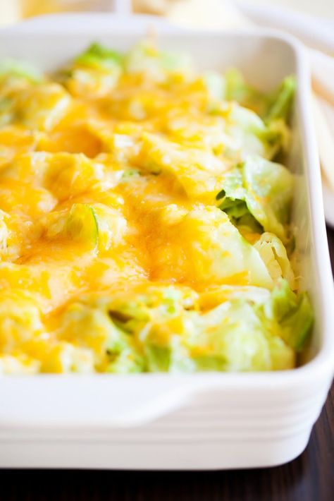 Cabbage Casseroles, Baked Cabbage Recipes, Cabbage Dishes, Cabbage Side Dish, Baked Cabbage, Blind Side, Vegetable Side Dish, Scratch Recipes, Roasted Cabbage