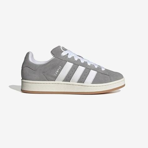 Adidas Campus 00s Grey, Campus 00s Grey, Mens Grey Shoes, Adidas Campus 00s, Adidas Original, Adidas Campus, Stockholm Fashion, Retro Sneakers, Grey Shoes