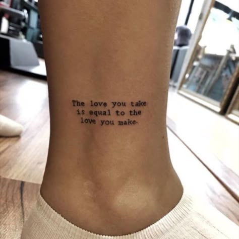 Tattoo uploaded by Yasmin • #megandreamtattoo • Tattoodo Phrase Tattoos, Meaningful Tattoo Quotes, Writing Tattoos, Cute Tiny Tattoos, Inspiration Tattoos, Śliczne Tatuaże, Classy Tattoos, Discreet Tattoos, Dainty Tattoos