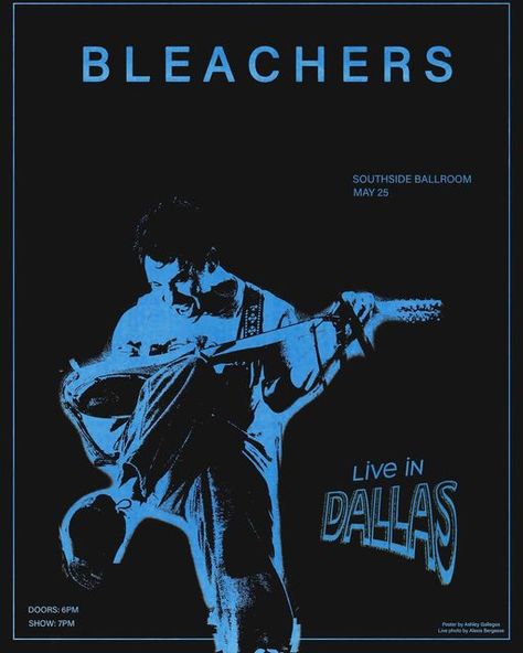 The Bleachers Poster, Bleachers Band Poster, Bleachers Poster, Bleachers Band, Posters Decor, Battle Of The Bands, Jack Antonoff, Foster The People, Music Collage