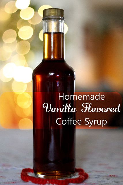 Flavored Coffee Syrup, Vanilla Syrup For Coffee, Homemade Coffee Syrup, Homemade Coffee Creamer, Simple Syrup Recipes, Kids Homemade, Flavored Coffee, Homemade Syrup, Homemade Coffee