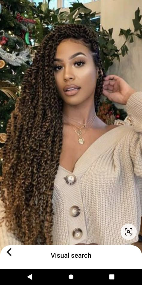 Mali Braid Twist Hairstyles, Mali Twist Braids, Bohemian Twist Black Women, Passion Twists With Curls, Island Twist Hairstyle, Island Twist, Cabello Afro Natural, Twist Hairstyle, Short Box Braids Hairstyles