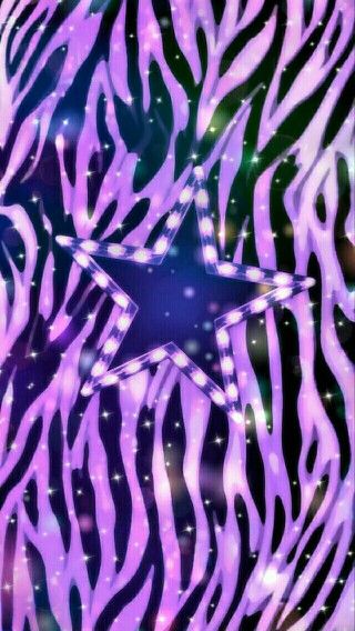 Purple Gyaru Wallpaper, Purple Gyaru, Gyaru Wallpaper, Shine Wallpaper, Stars Designs, Art Sayings, Zebra Wallpaper, Simpson Wallpaper Iphone, Animal Print Background