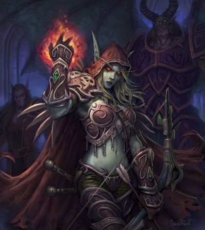 Sylvanas Windrunner - Hearthstone: Heroes of Warcraft Wiki Lady Sylvanas, Hearthstone Artwork, Banshee Queen, Sylvanas Windrunner, Blood Elf, Warcraft Art, Heroes Of The Storm, Blizzard Hearthstone, Dark Elf