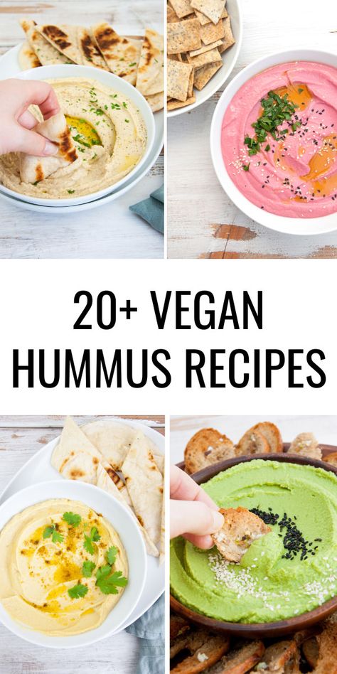 Life is too short for just one kind of hummus. Therefore, I present to you 20+ Amazing Hummus Recipes, that you just have to try! Hummus Types, Flavoured Hummus, Hummus Variations, Breakfast Hummus, Keto Hummus, Vegan Hummus Recipe, Best Vegan Meals, Lentil Hummus, Vegan Potluck