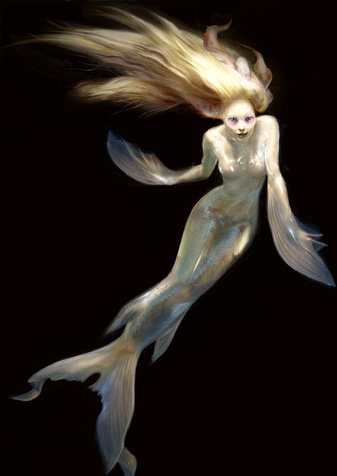 Siren Mermaid, Mermaid Aesthetic, Mermaids And Mermen, Arte Inspo, Arte Sketchbook, Sea Monsters, Dessin Adorable, Mystical Creatures, Mermaid Art