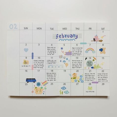 Diy Calendar Ideas Notebooks, Planner Setup Ideas, Ideas Bullet Journal, 달력 디자인, Planner Setup, Bullet Journal Notes, Bullet Journal Paper, Bullet Journal Ideas, Bujo Ideas