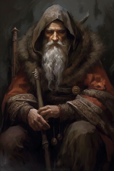 Wise Character, Sage Character, Fantasy Humans, Wise Man, Sage Concept Art, Older Man Character Design, Old Elf, Wise Sage Character, Old Wise Man Character