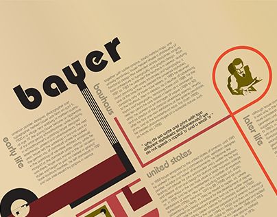 Check out this @Behance project: “Herbert Bayer Bauhaus Layout & Type Project” https://www.behance.net/gallery/26010267/Herbert-Bayer-Bauhaus-Layout-Type-Project Herbert Bayer Posters, Typing Master, Layout Magazine, Herbert Bayer, Poster Designs, Behance Project, Magazine Layout, Designs Ideas, Behance Net