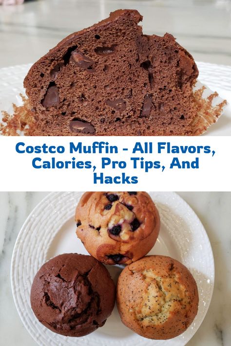 Amazing Costco Muffins - Blueberry, Chocolate, and Poppy Seed Flavor #Costco #Costcomeals #costcoshoppinglist Copycat Costco Pumpkin Muffins, Costco Banana Muffin Recipe, Costco Almond Poppy Seed Muffins, Costco Copycat Muffins, Costco Blueberry Muffins Copycat, Costco Apple Crumb Muffins Copycat, Costco Poppy Seed Muffin Recipe, Costco Chocolate Chip Muffins, Costco Chocolate Muffins