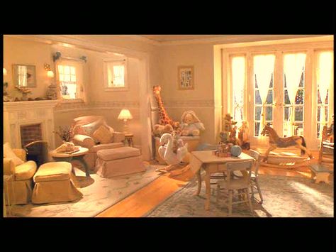 Baby nursery from "Father of the Bride II. Father Of The Bride House, The Bride Movie, Nancy Meyers Movies, Dream Nurseries, Deco Retro, Nursery Inspiration, Baby Boy Rooms, Father Of The Bride, Boy's Room