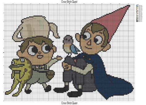 Greg Pattern_Page_1 Over The Garden Wall Wirt, Hats Crochet, Cross Stitch Beginner, Gifts Crochet, Crocheting Patterns, Beginners Crochet, Pixel Crochet, Gift Crochet, Wall Cross