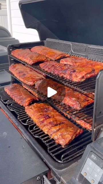 Smoked St Louis Style Ribs, Bbq Ribs On The Grill, Ribs Bbq Sauce, Apricot Bbq Sauce, Kendrick Bbq, Pork Ribs Grilled, Smoked Beef Ribs, Bbq Baby Back Ribs, Bbq Recipes Ribs