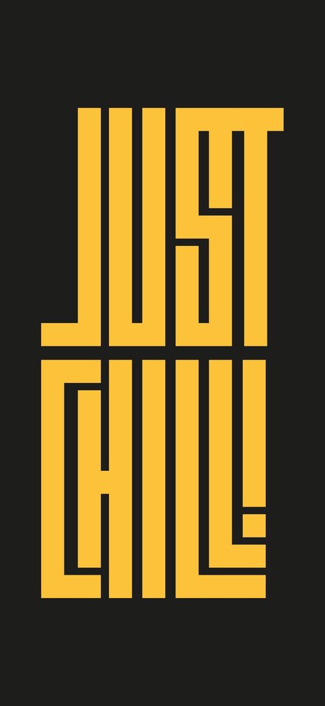 JUST CHILL !✌🏻 #TREND #whatsapp dp #wallpaper Just Chill Wallpaper, Dp Wallpaper, Chill Wallpaper, Typography Shirt Design, Instagram Graphic Design, T Shirt Logo Design, Screen Printing Art, Just Chill, Shirt Logo Design