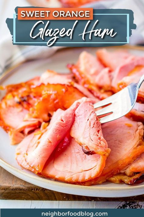 Honey Ham Recipe, Orange Glazed Ham, Easy Drop Biscuits, Gluten Free Ham, Brown Sugar Ham, Ham Glaze Recipe, Easter Side Dishes, The Cookie Rookie, Cookie Rookie