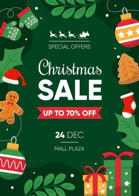 Christmas Special Offers Sale Poster Design Holiday Sale Poster, Christmas Offer Poster, Special Offer Poster Design, Christmas Poster Design Graphics, Christmas Sale Poster Design, Sale Poster Design, Christmas Sale Poster, Christmas Poster Design, Poster Sale