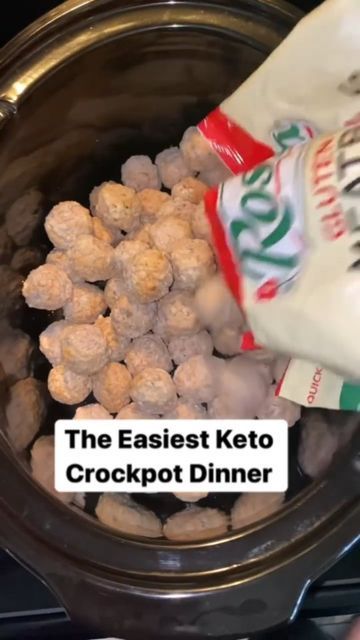 Best Guide Keto Diet on Instagram: "Say Yes if you would eat this 😍🤤 More recipes are available in 28 day keto challenge, link in my bio @ketoguides__ ❤ Keto meatball casserole in the crockpot! Recipe I’m making 2 bags so we can have plenty for leftovers but 1 bag will work too 2 bags of gluten free frozen meatballs (1 carb per serving!!!) 1 jar of RAOS spaghetti sauce Mix so all meatballs are covered Top with a layer of Parmesan cheese I used about half a container Then top with shredded Keto Meatball Recipe, Keto Meatball Recipes Crockpot, Keto Meatball Casserole With Frozen Meatballs, Keto Low Carb Crockpot Recipes, Keto Frozen Meatball Recipes, Low Carb Frozen Meatball Recipes, Keto Meatballs Crockpot, Crock Pot Low Carb Meals, Crockpot Meals Low Carb