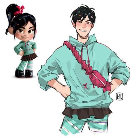 Etcetera Art, Disney Characters Genderbend, Disney Gender Swap, Gender Bent Disney, Disney Gender Bender, Princesas Disney Anime, Disney Prince, Anime Vs Cartoon, Disney Crossovers