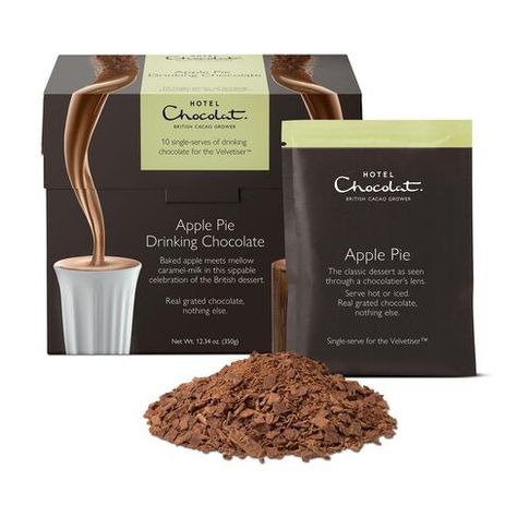 Apple Pie Hot Chocolate Sachets – Limited Edition , Hotel Chocolate, Classic Hot Chocolate, Salted Caramel Hot Chocolate, Chocolate Slabs, Chocolate Pack, Hazelnut Praline, Giant Chocolate, Luxury Chocolate, How To Roast Hazelnuts