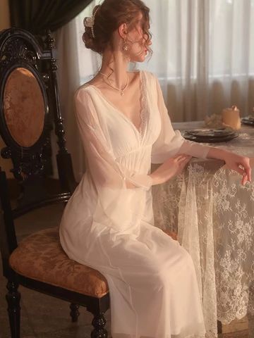 Lace Victorian Dress, Nightgown Romantic, Suit Bride, Women Nightwear Dresses, Victorian Lace Dress, Victorian Nightgown, Nightwear Dress, Vintage Nightgown, Women Nightwear