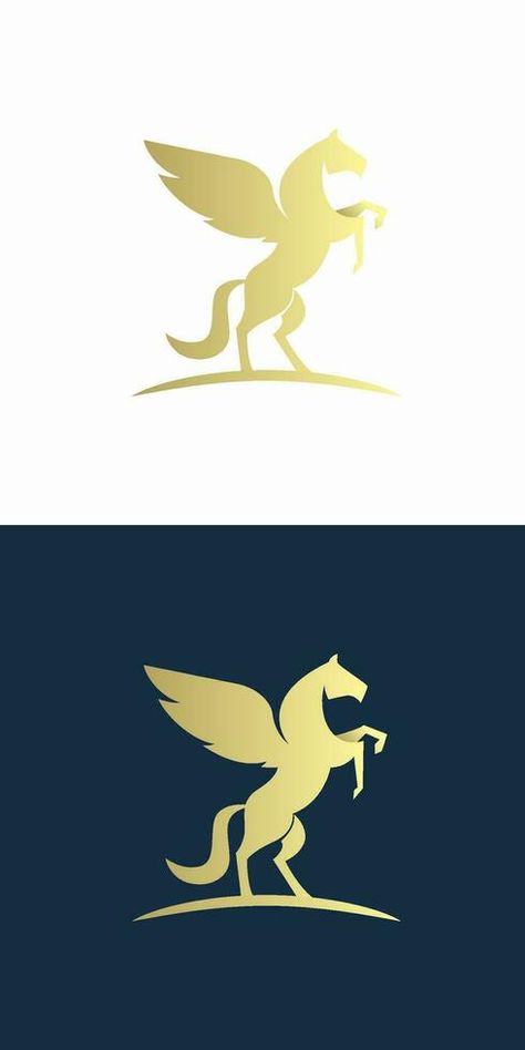 Luxury elegant golden pegasus logo vector Greek Images, Pegasus Logo, Vector Animation, Ancient Greek, Vector Logo, Vector Free, Royalty Free, Clip Art, ? Logo