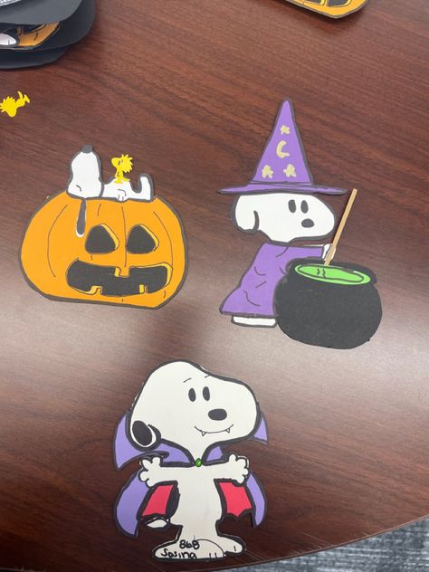 Cute Door Decorations College, Door Decorations College Dorm, Peanuts Ra Theme, Snoopy Door Decs, Halloween Door Tags, Fall Ra Door Decs, Halloween Door Decs Ra, Ra Door Ideas, Ra Hallway Themes